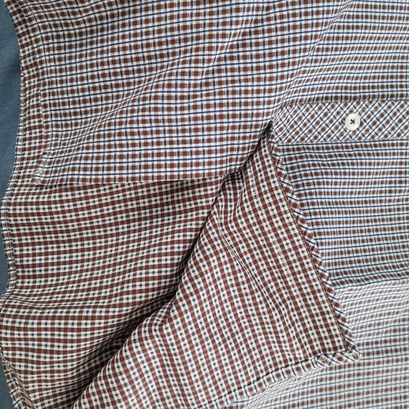 Jeremy Argyle Button Down Casual Dress Shirt Long Sleeved Large - Picture 10 of 13